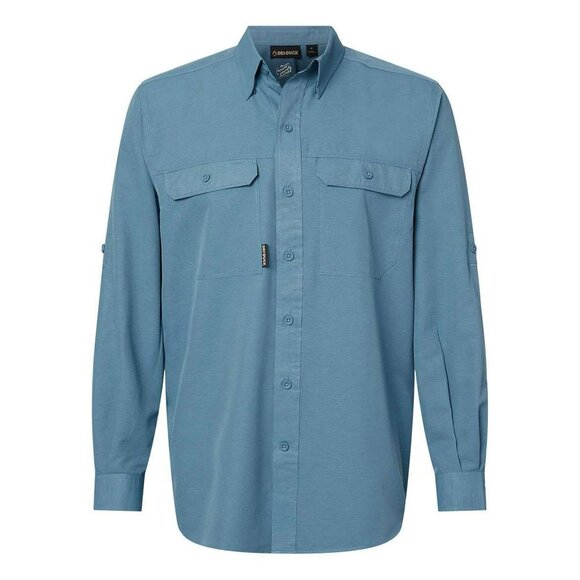 NWT DRI-DUCK Crossroad Woven Shirt 4441 – Slate Blue – Mens 2XL - Picture 1 of 10